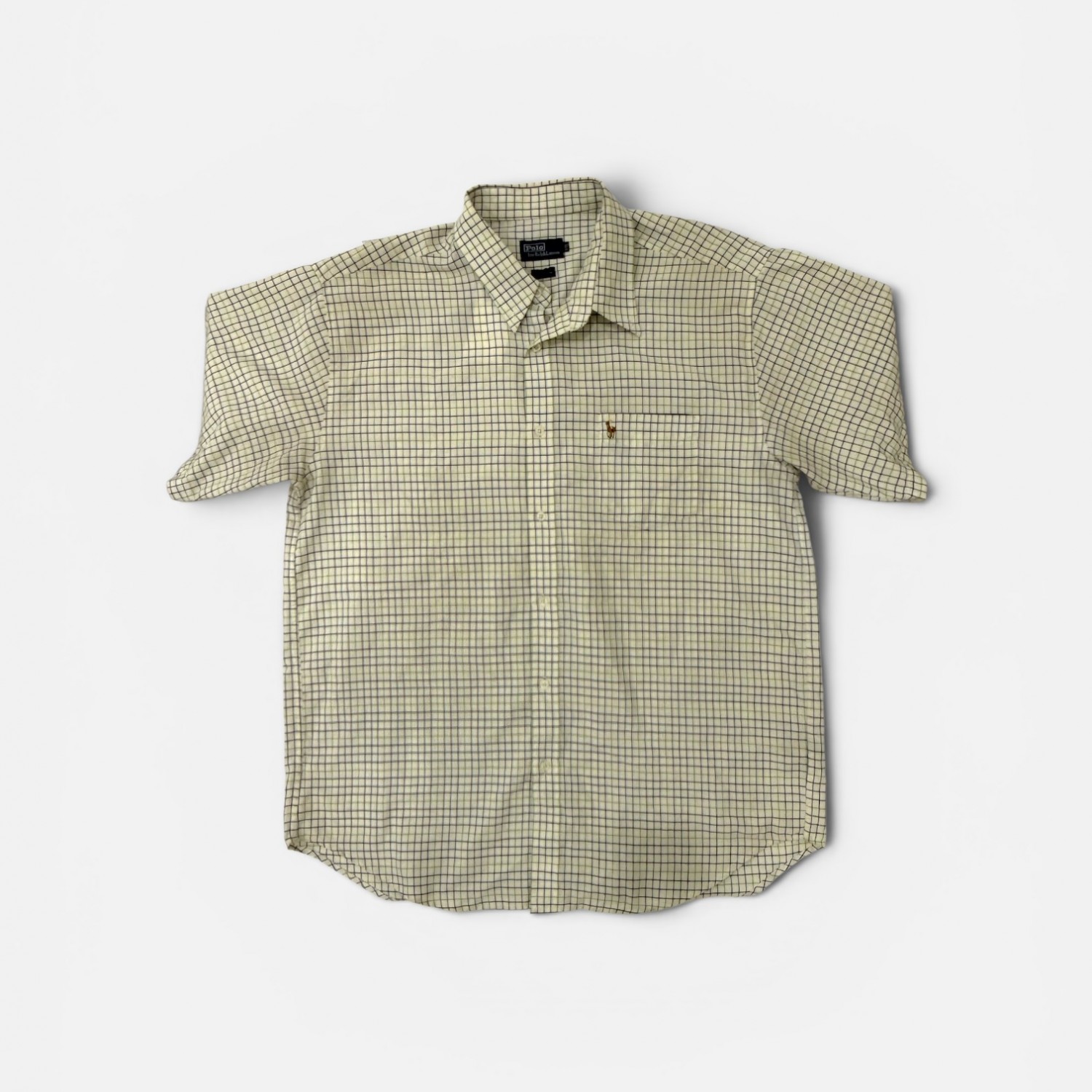 Polo Ralph Lauren Ανδρικό Κοντομάνικο Πουκάμισο Καρό 2XL
